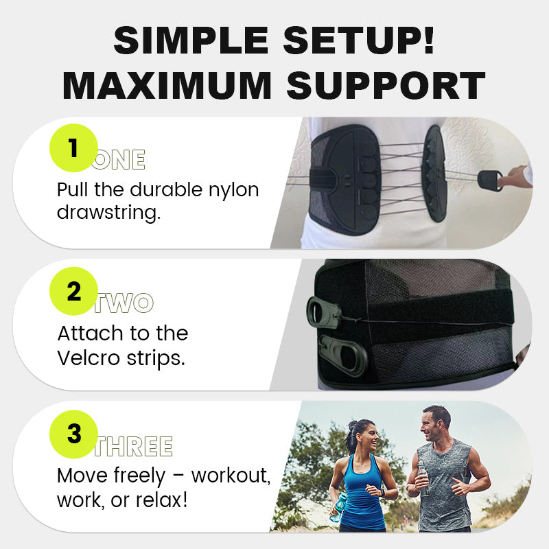 ☄️🔥NESLEMY adjustable Lumbar Support Belt Lower Back Brace