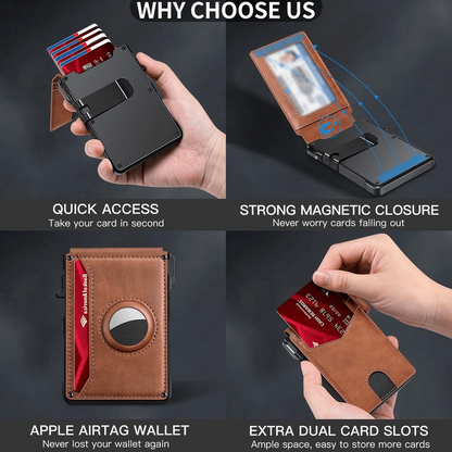 🏆#1 Bestselling🏆TAILEDEN  Men's Minimalist Bifold Wallet with Slot & RFID